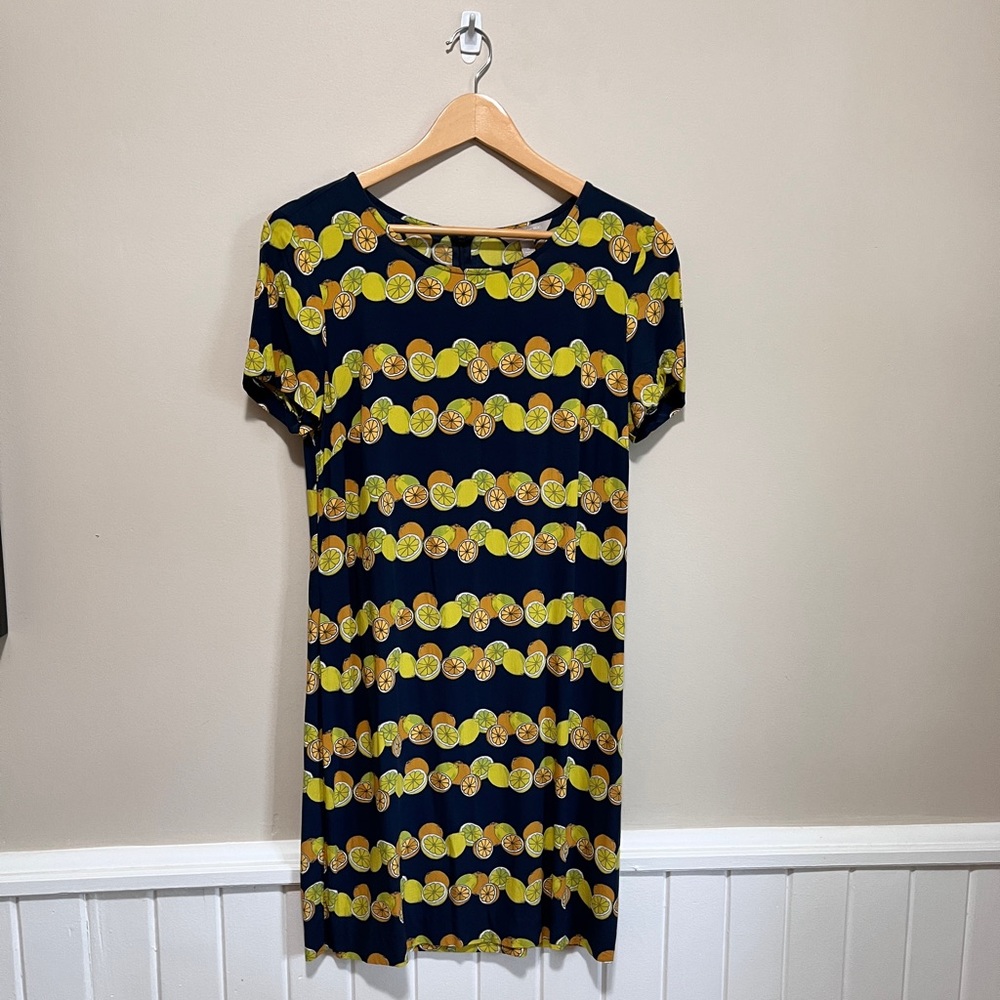 Banana Republic lemon orange 🍊 dress